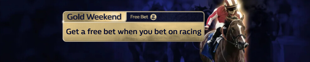 Opt in and place a bet on Horse Racing, and we’ll match your stake with a Horse Racing free bet