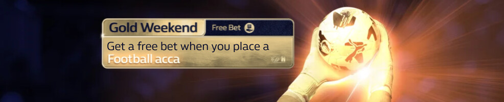 Opt in and place a football acca of 4+ selections, and we’ll match your stake with a football acca free bet