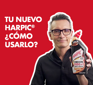 ¿Cómo usar Harpic?