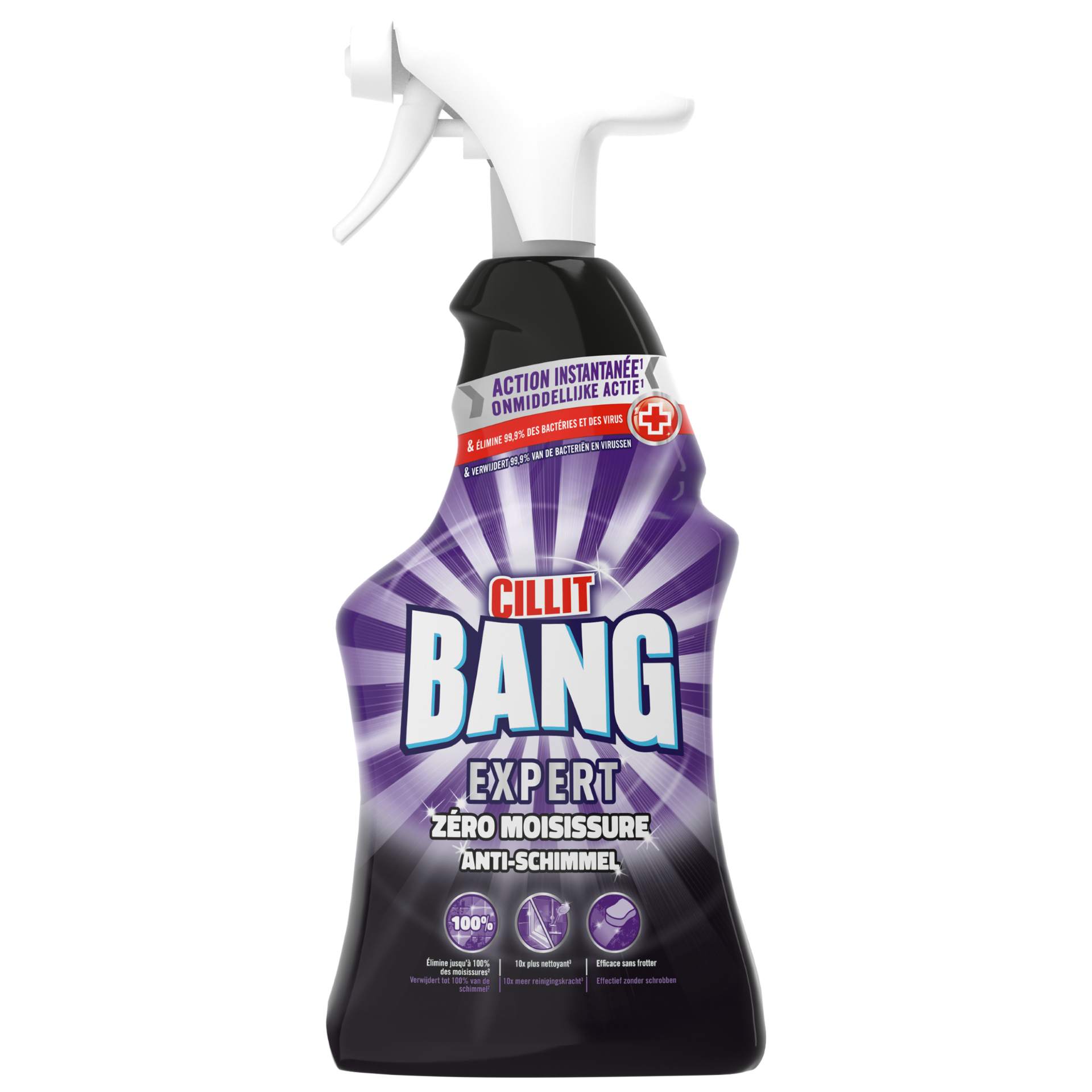Visuel de l'avant du Pistolet Expert Zéro Moisissure 750ml