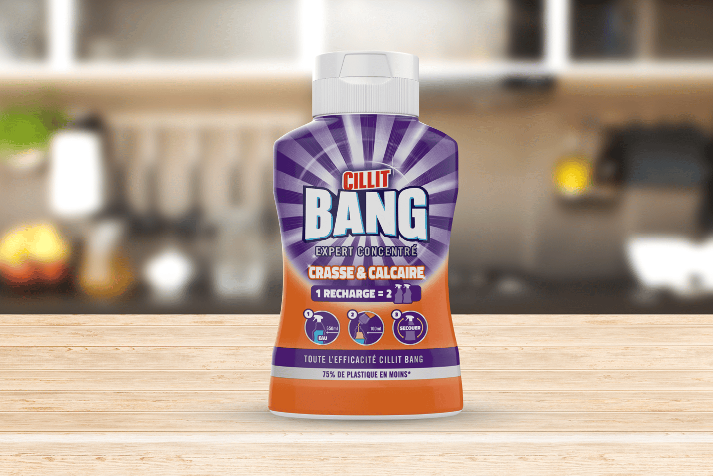 Découvrez notre Cillit Bang Expert Concentré Crasse & Calcaire(1) !