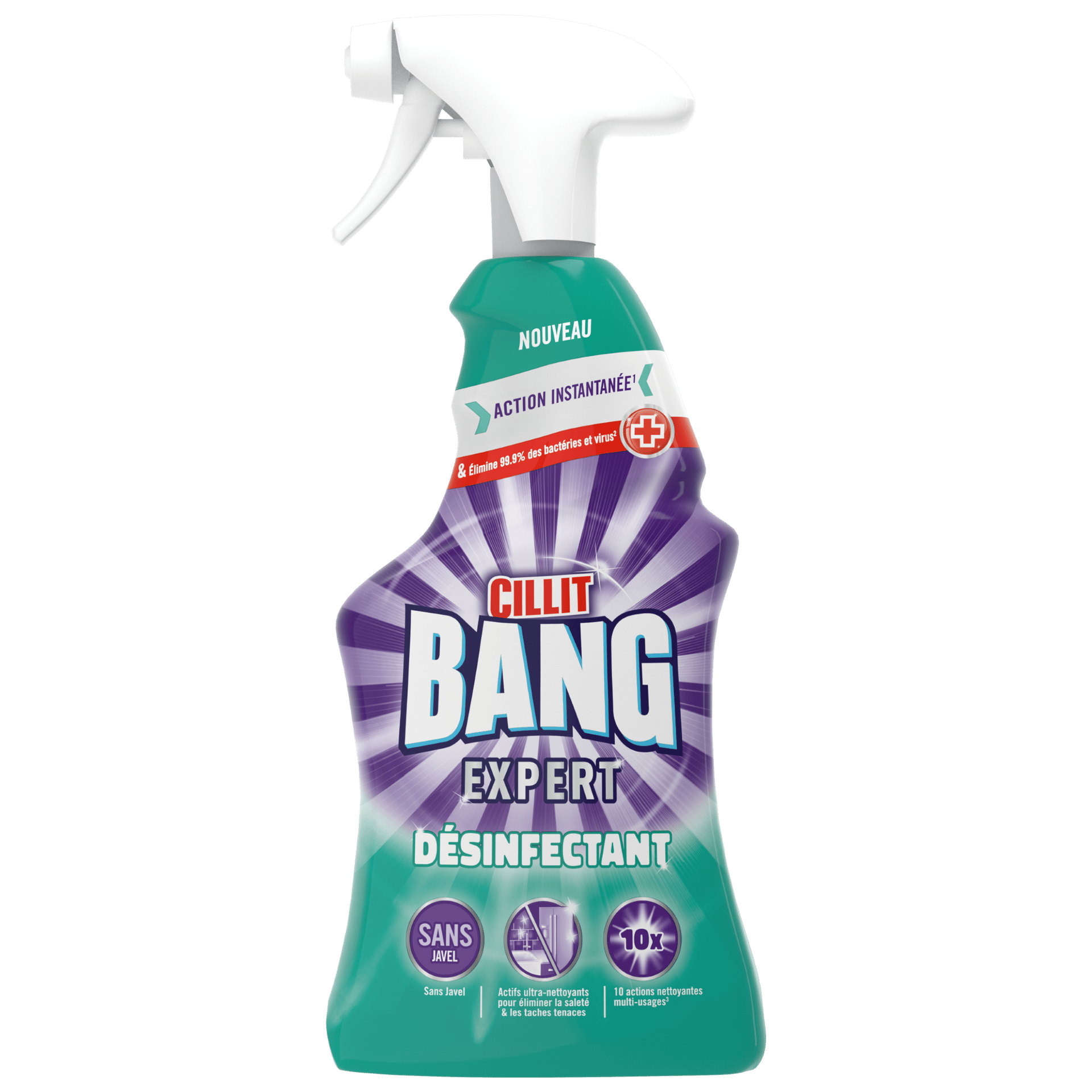 Visuel de l'avant du Pistolet Expert Désinfectant 750ml