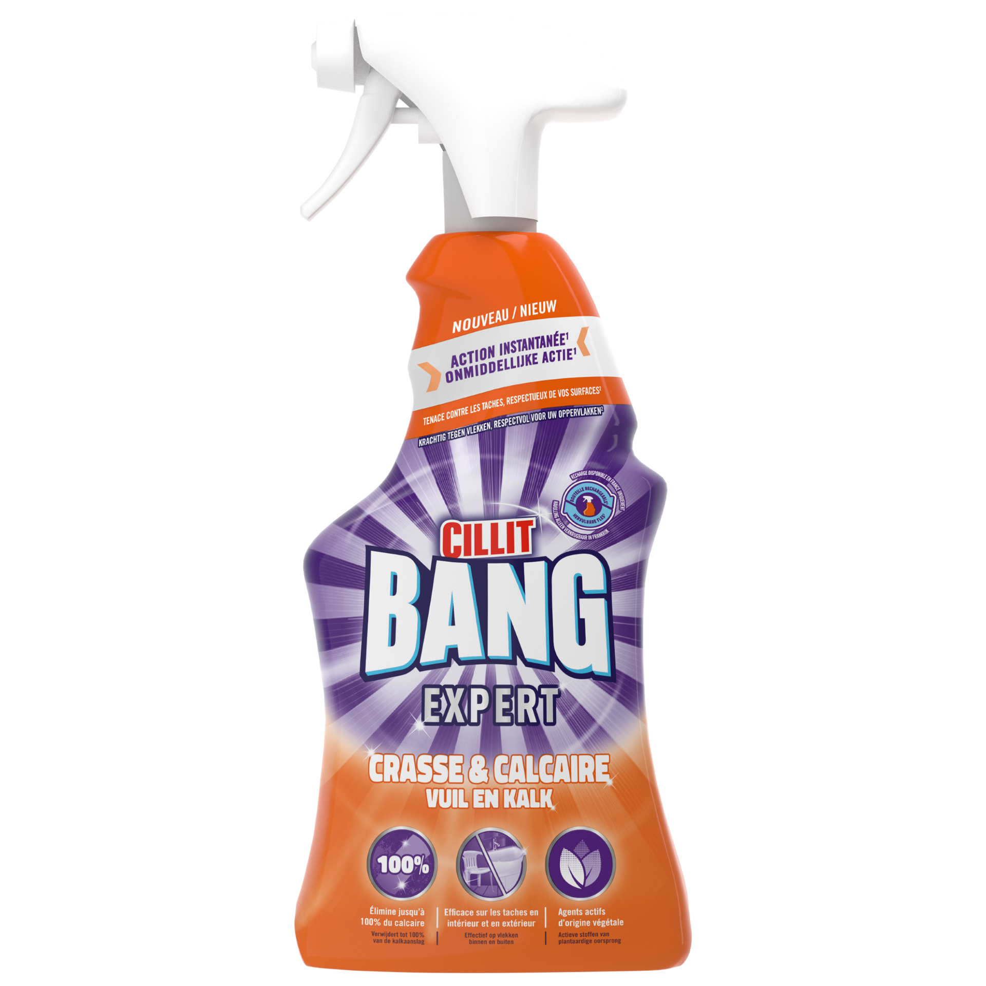 Visuel de l'avant du Pistolet Expert Crasse & Calcaire 750ml