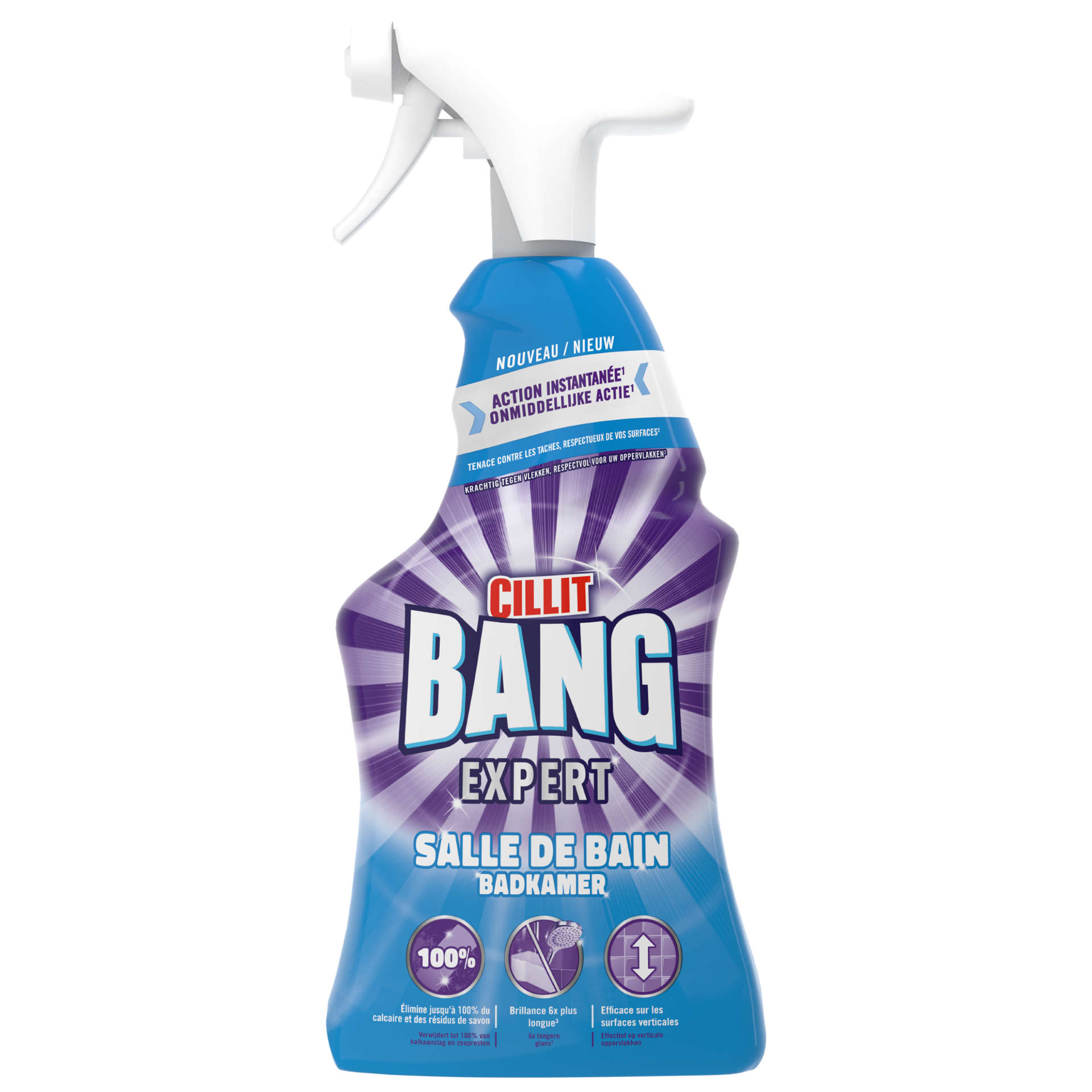 Visuel de l'avant du Pistolet Expert Salle de Bain 750ml