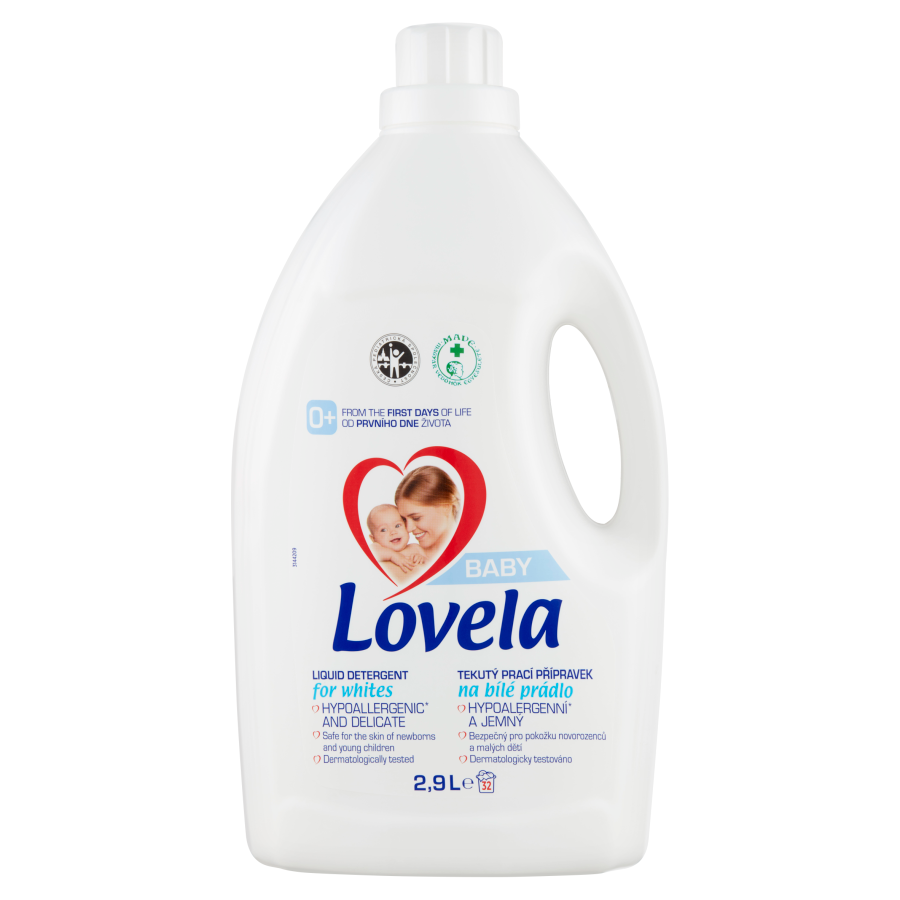Lovela Baby folyékony mosószer fehér ruhákhoz