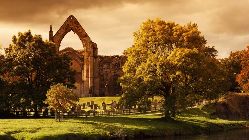 Bolton Abbey in the Yorkshire Dales