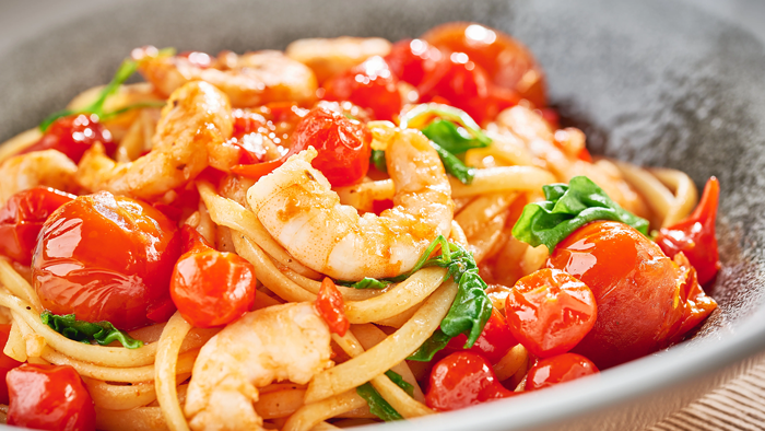 Seafood linguine 