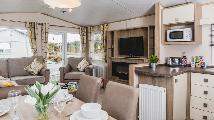 Caravan interior