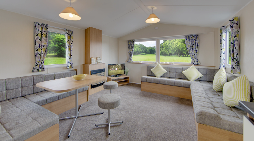 The inside of an Explorer Holiday Home at Park Leisure