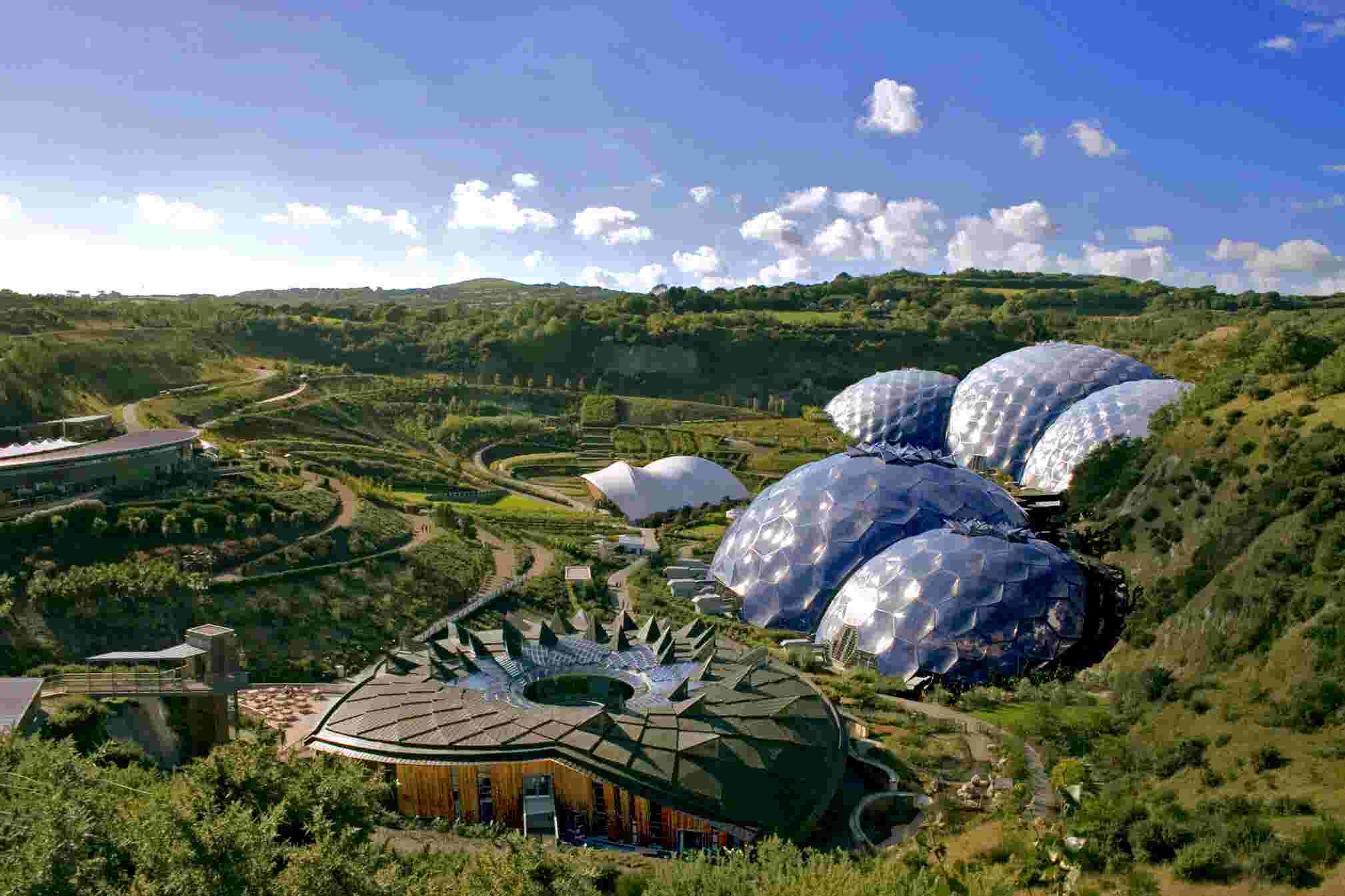 The Eden Project near Par Sands holiday park