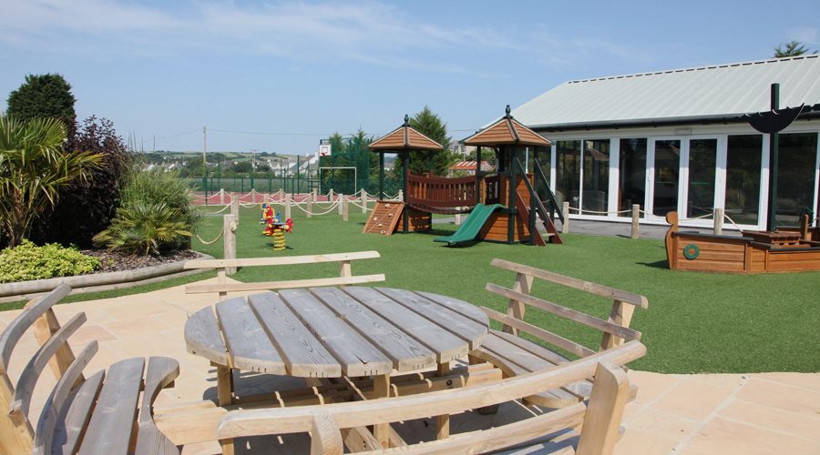 The adventure play par at Par Sands Holiday Park