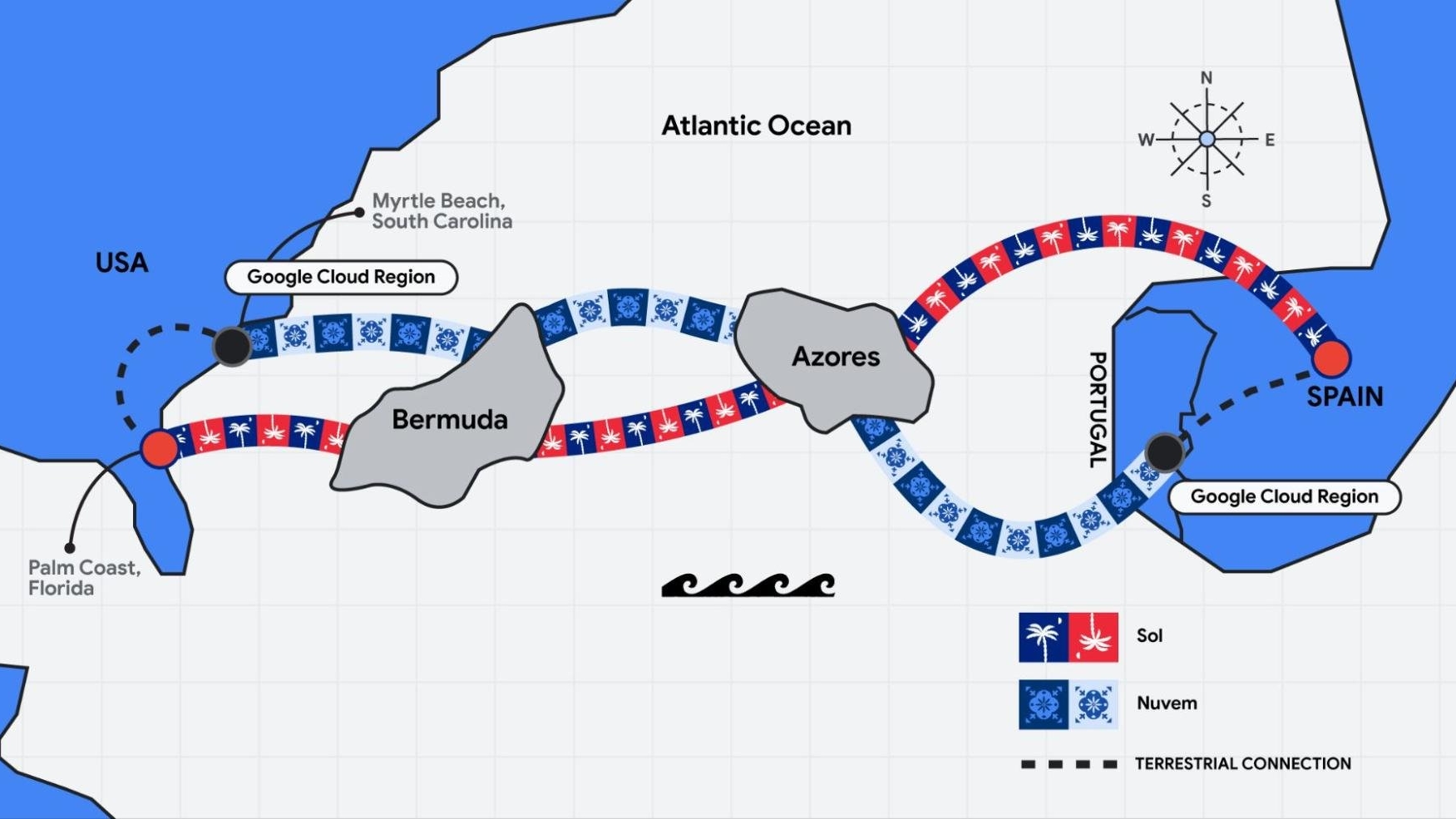 Google cagey on new Sol cable to - Google Sol Map 