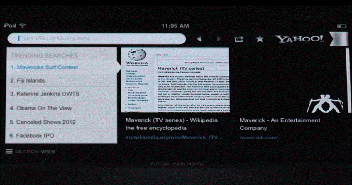 Yahoo launches web browser