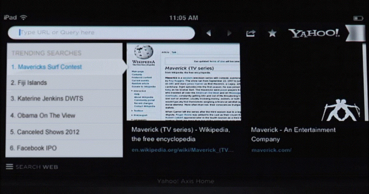 Yahoo launches web browser