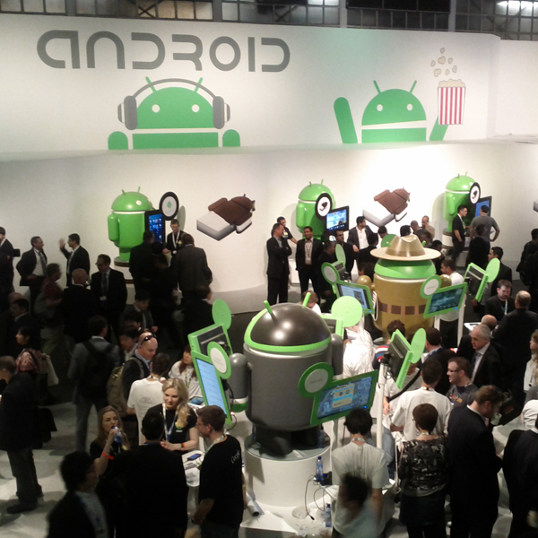 The big green android stand