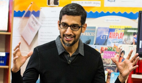 Google CEO launches £1 billion UK charm offensive