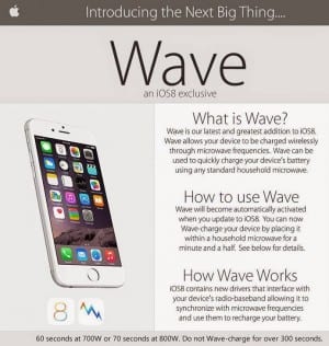 This is a hoax - under no circumstances should you microwave your iPhone, even if it's really cold