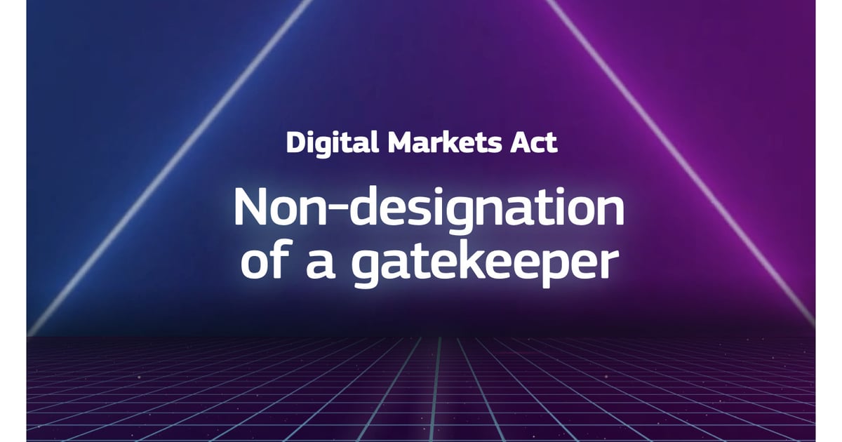 Post-Breton EC decides not to designate X as a gatekeeper under the DMA