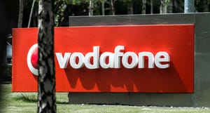 Vodafone HQ sign