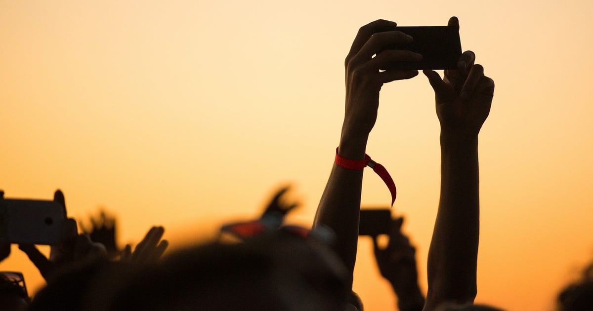 Some UK festival goers would rather lose their tent than phone