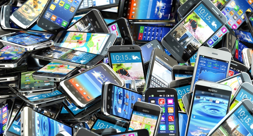pile of smartphones pile of smartphones