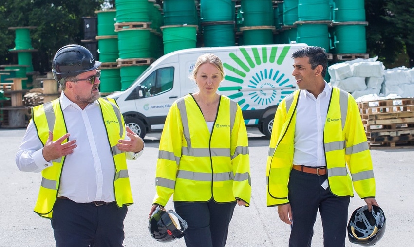 Chancellor Sunak pays timely visit to Honiton fibre builder