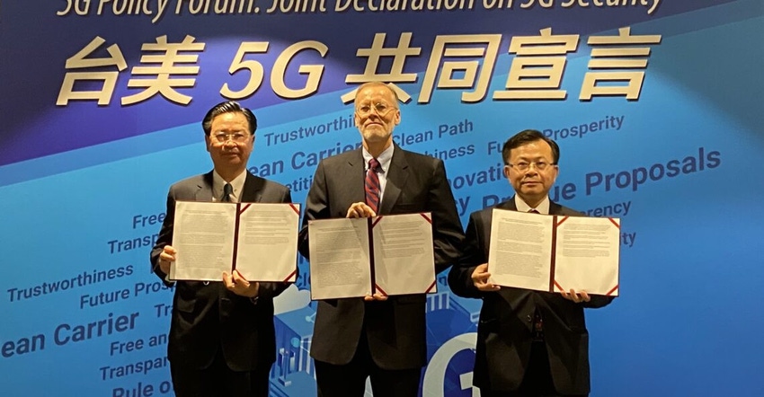 Taiwan officially picks team US in 5G security dispute