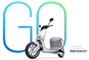 The Gogoro is apparently the world's first smartscooter