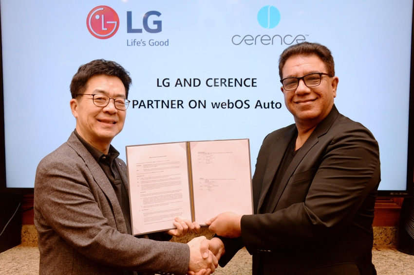 LG drives towards connected car market with Cerence tie-up