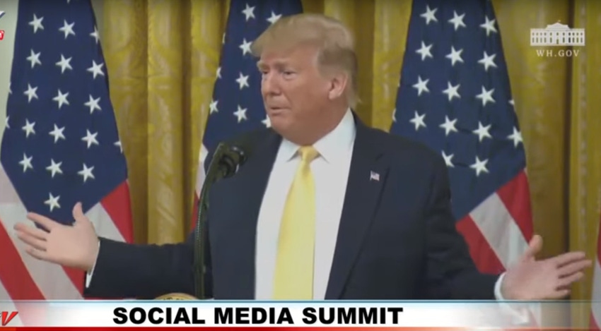 Trump puts social media on notice after summit