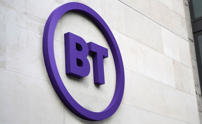BT logo building