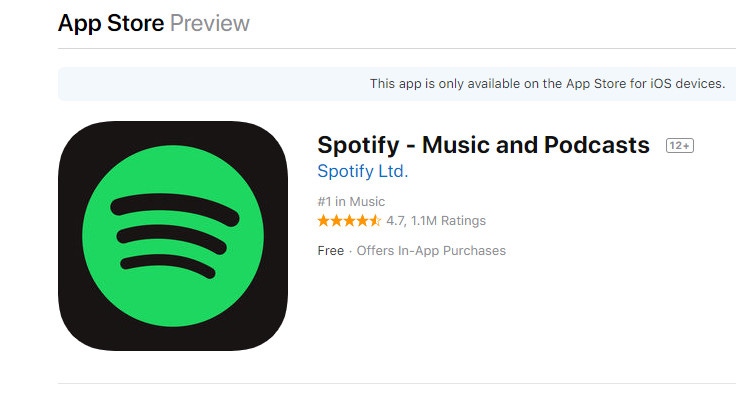 Spotify accuses Apple of discriminating against it in the App Store