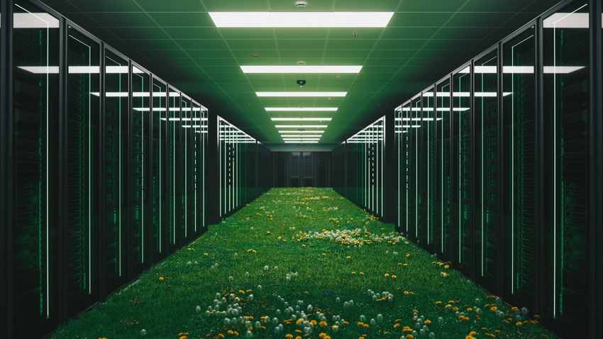 Clean Energy Green Server Room