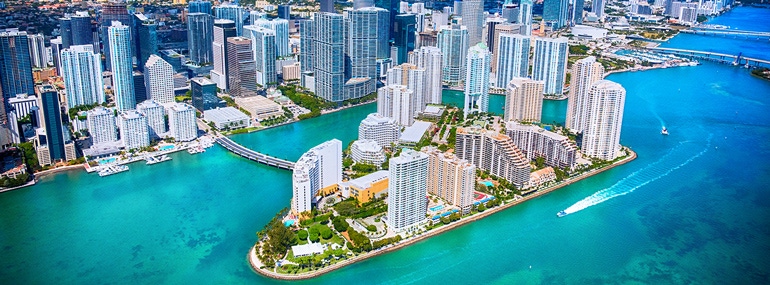 Miami Beach image illustrating the Q&A interview with Sarah Neil and David Glickman for the MVNOs North America 2018