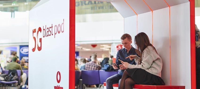 Vodafone makes flying 5G plug