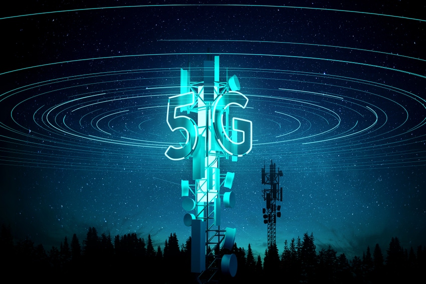 5G signal Communication Mast Concept