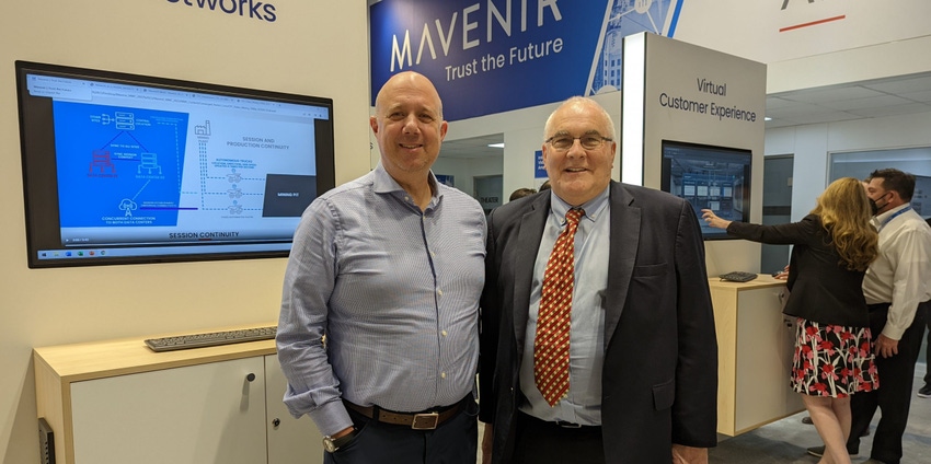 Mavenir’s SVP of business development John Baker and CMO Stefano Cantarelli