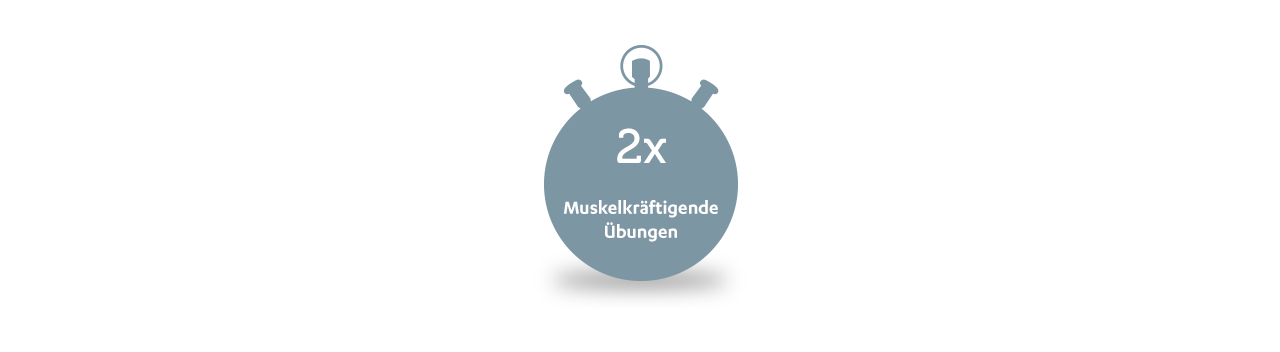 2x muskelkräftigende Übungen