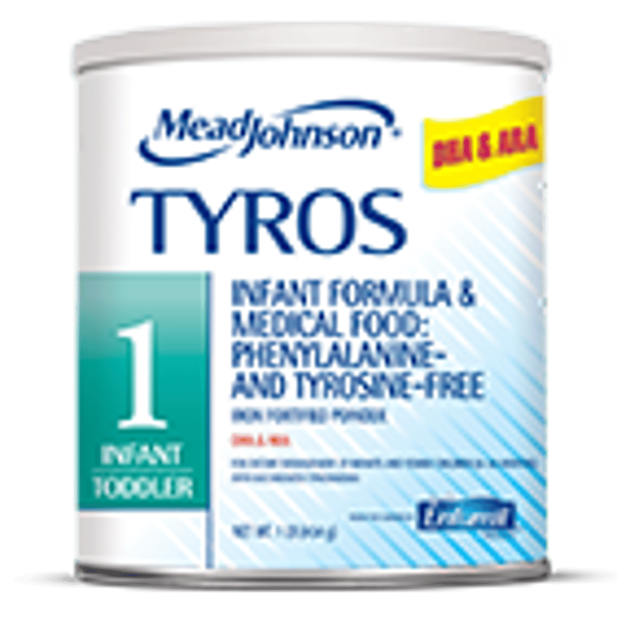 Mead Johnson TYROS 1 infant formula powder can for premature babies and thyroid-free nutrition