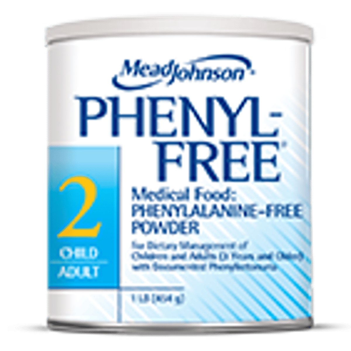 Mead Johnson Phenyl-Free 2 infant formula powder can for children with phenylketonuria, 1 pound size