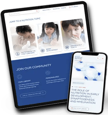 Tablet and smartphone displaying a healthcare website with patient photos and community section, showing responsive design across devices.