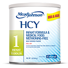 Mead Johnson HCY 1 infant formula powder can for dietary management of homocystinuria, stage 1