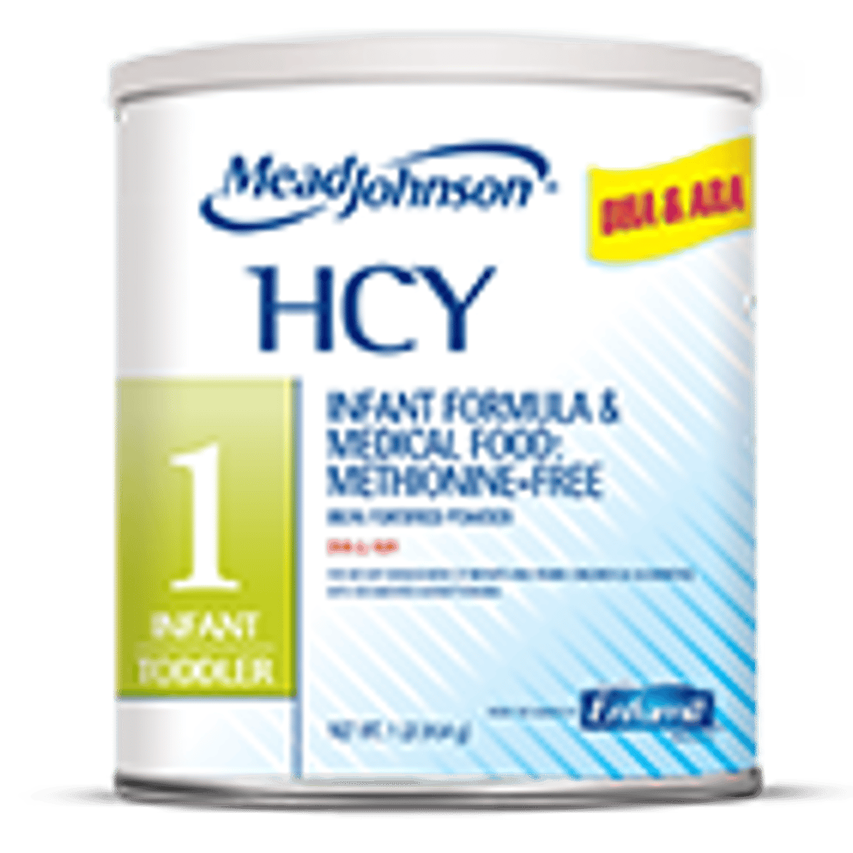 Mead Johnson HCY 1 infant formula powder can for dietary management of homocystinuria, stage 1
