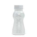 White plastic bottle with cap for ready-to-use solutions