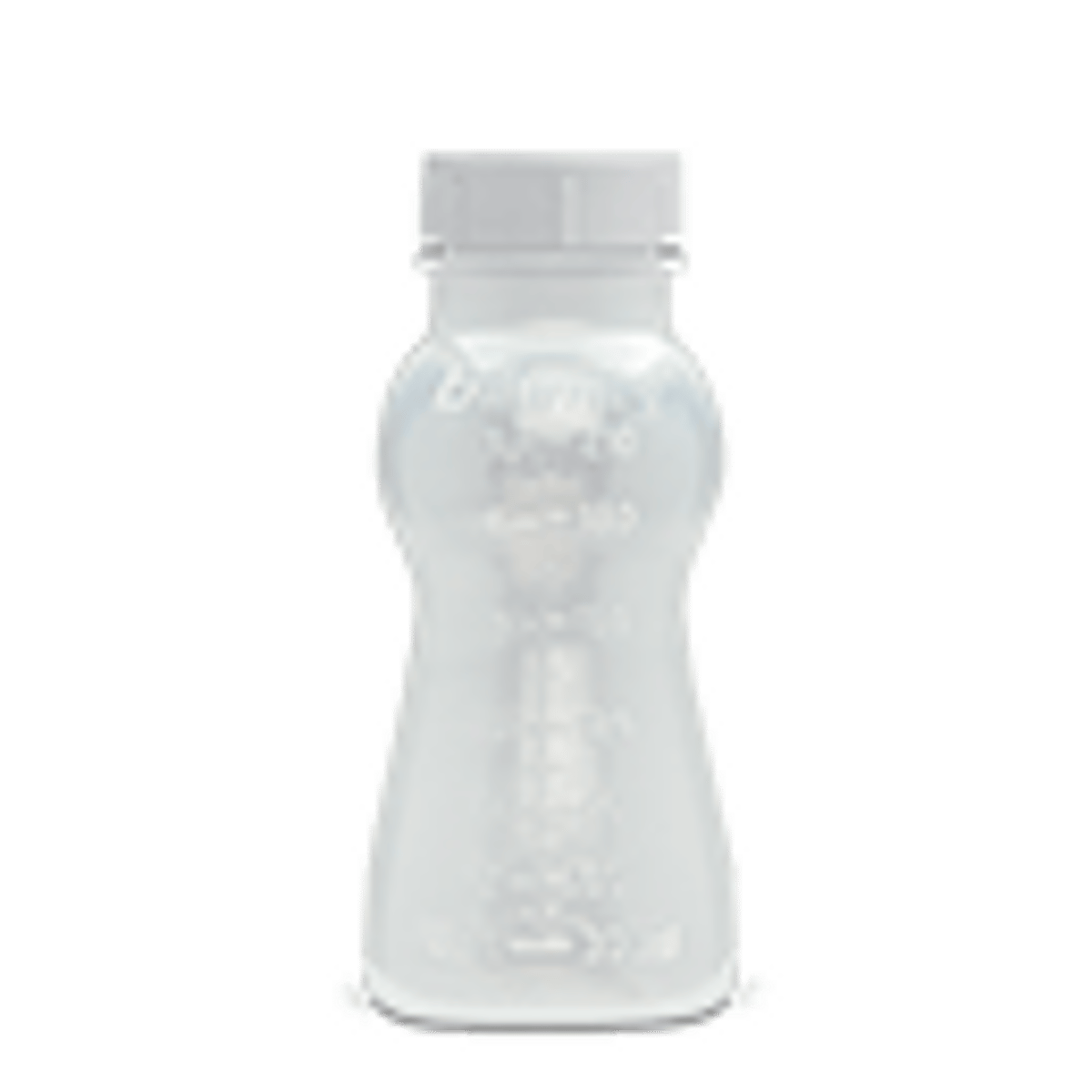 White plastic bottle with cap for ready-to-use solutions