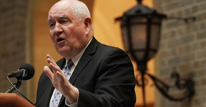 U.S. Secretary of Agriculture Sonny Perdue U.S. Secretary of Agriculture Sonny Perdue
