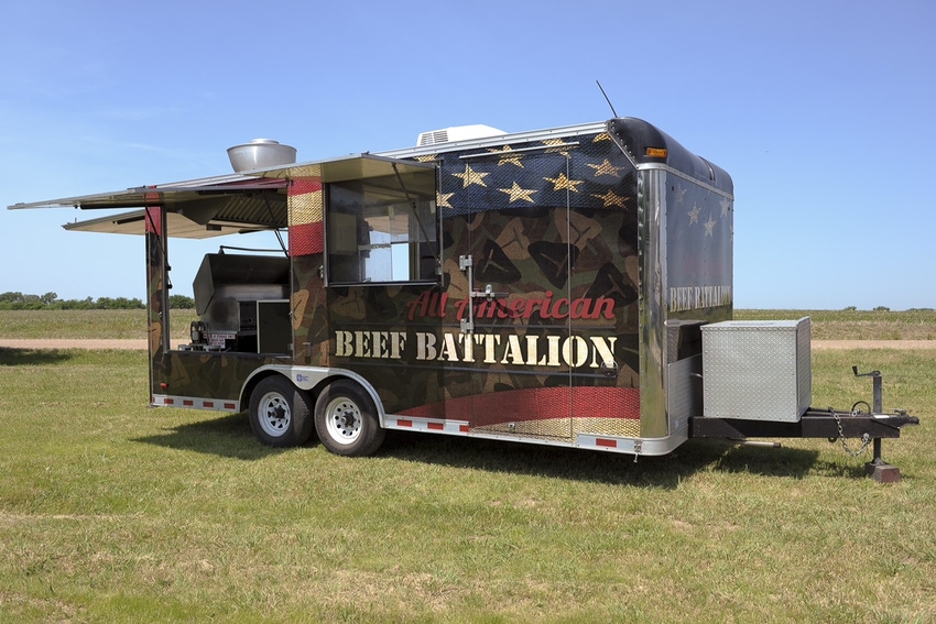 Safeway-Cargill Donate Mobile Kitchen To All American Beef Battalion