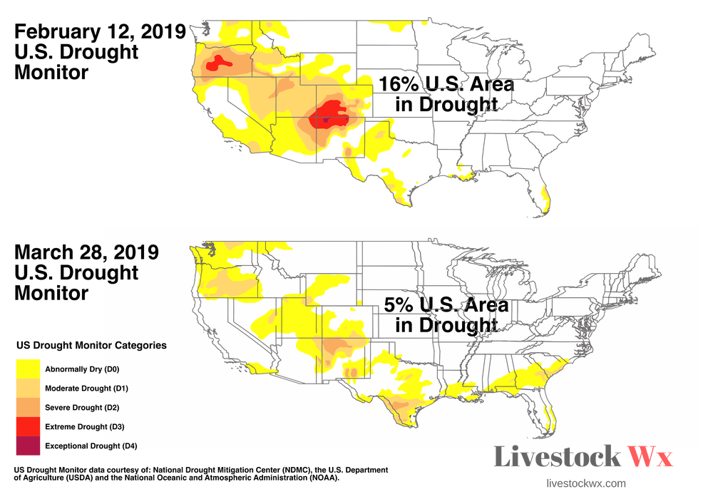 U.S. Drought Map Comparisons