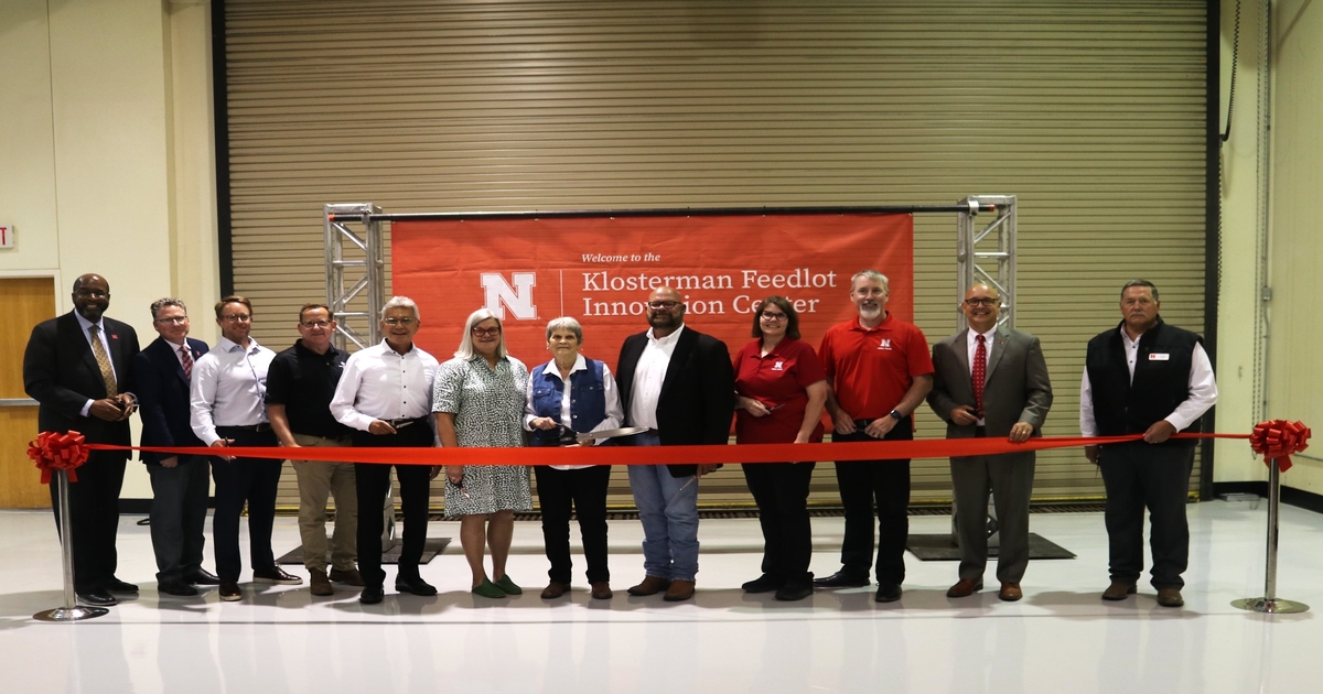 Nebraska celebrates new feedlot research, teaching, extension center