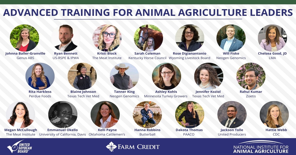 NIAA selects third cohort of animal agriculture leaders